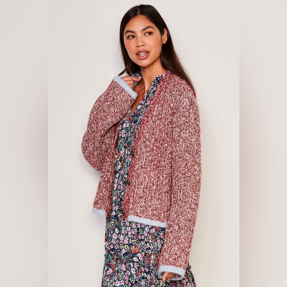 sundry WOMEN'S CARDIGAN SWEATER IN RED ROCK‎  M